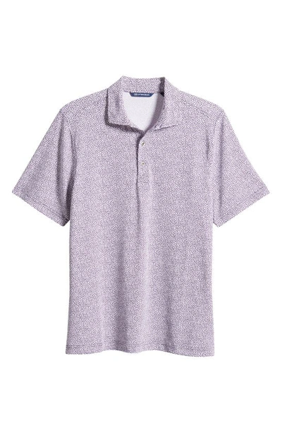 Shop Cutter & Buck Virtue Ecopique Botanical Polo In College Purple