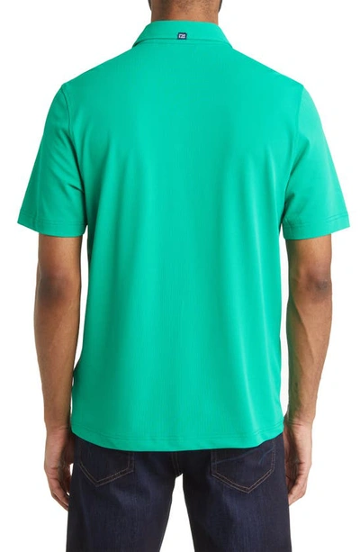Cutter & Buck Virtue Piqué Recycled Blend Polo In Kelly Green