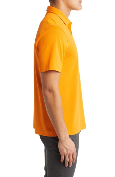 Cutter & Buck Virtue Piqué Recycled Blend Polo In Orange Burst