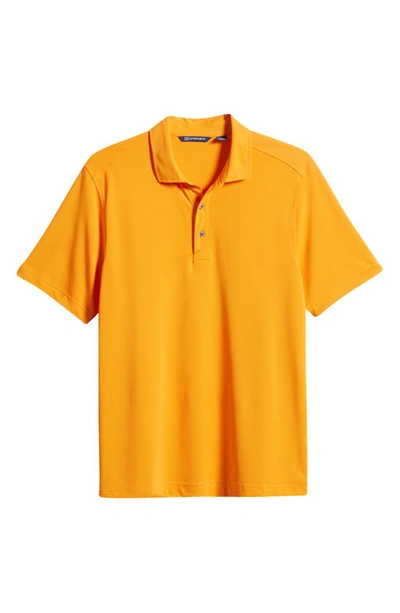 Cutter & Buck Virtue Piqué Recycled Blend Polo In Orange Burst