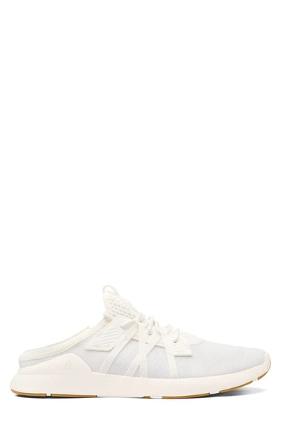 Shop Olukai Holo Convertible Mesh Sneaker In Bright White / Bright White