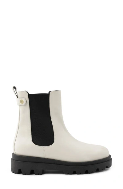 Shop Bruno Magli Alma Lug Chelsea Boot In Off White