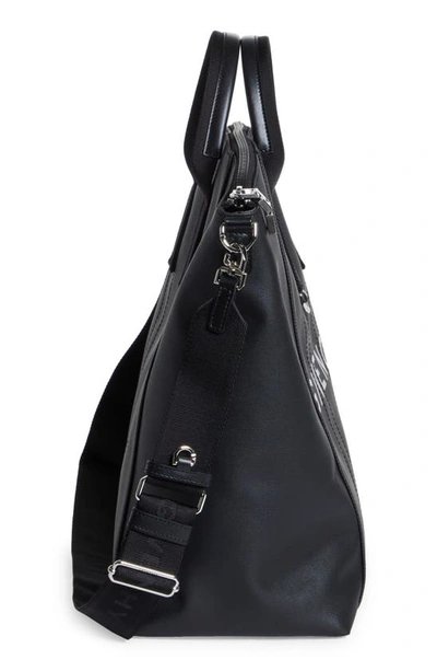 Shop Givenchy Medium Antigona Sport Canvas Duffle Bag In 001-black