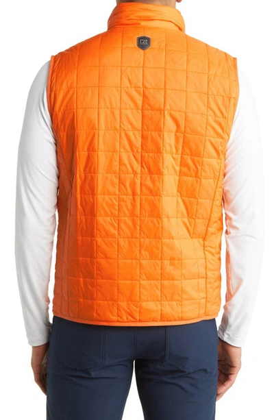 Cutter & Buck Rainier Classic Fit Vest In Satsuma