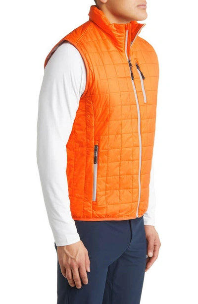 Cutter & Buck Rainier Classic Fit Vest In Satsuma