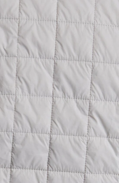 Cutter & Buck Rainier Primaloft Mens Big And Tall Eco Insulated Full Zip Puffer Vest In Gray
