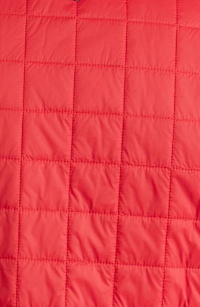 Cutter & Buck Rainier Primaloft Mens Big And Tall Eco Insulated Full Zip Puffer Vest In Red
