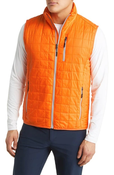 Cutter & Buck Rainier Classic Fit Vest In Satsuma