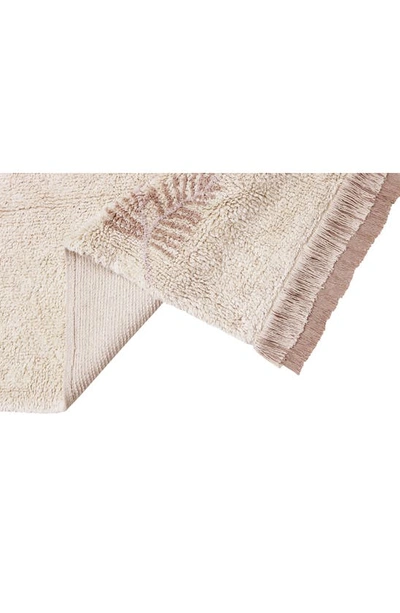 Lorena Canals Pine Forest Washable Cotton Rug In Brown Tones