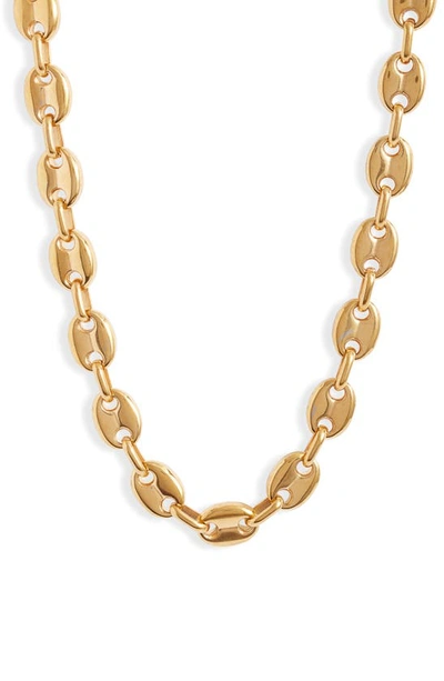 Shop Ben Oni Kiara Mariner Link Necklace In Gold