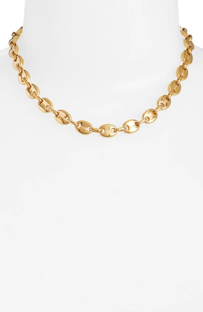 Shop Ben Oni Kiara Mariner Link Necklace In Gold