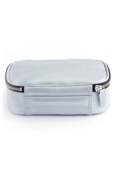 Shop Royce New York Leather Tech Accessory Case In Silver - Gold Foil