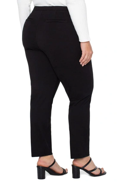 Liverpool Kayla Pull-on Ponte Pants In Black