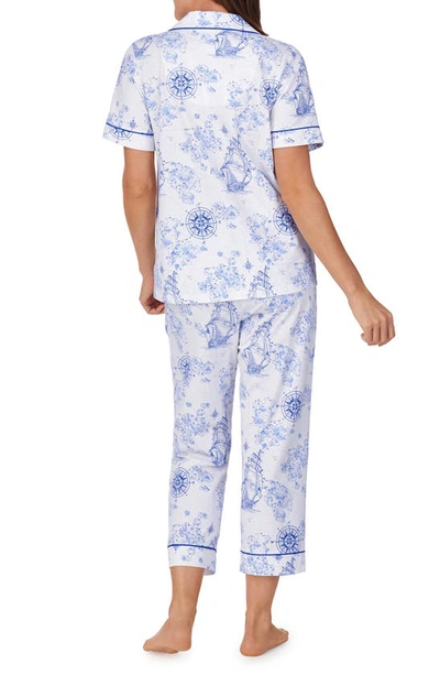 Bedhead Pajamas Print Crop Pajamas In Voyager