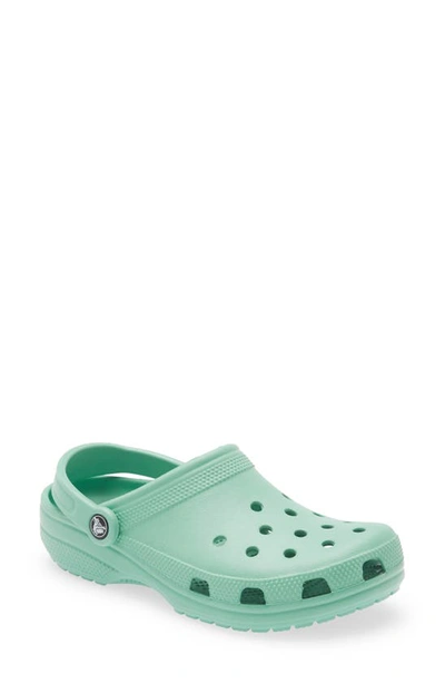 Shop Crocs Classic Clog In Jade Stone