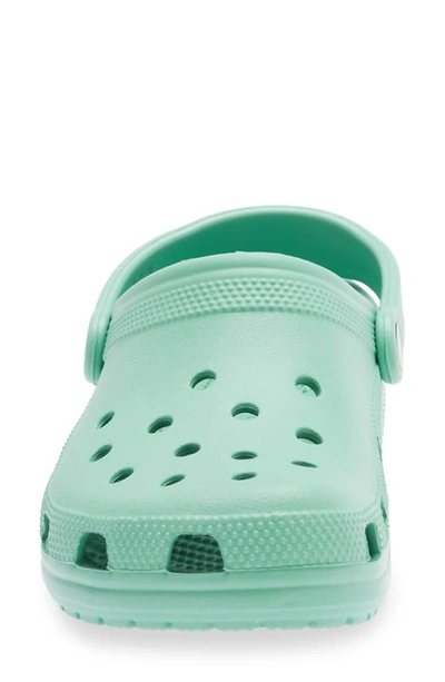 Shop Crocs Classic Clog In Jade Stone