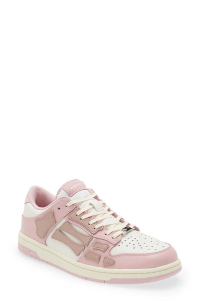 Shop Amiri Skeleton Low Top Sneaker In Baby Pink