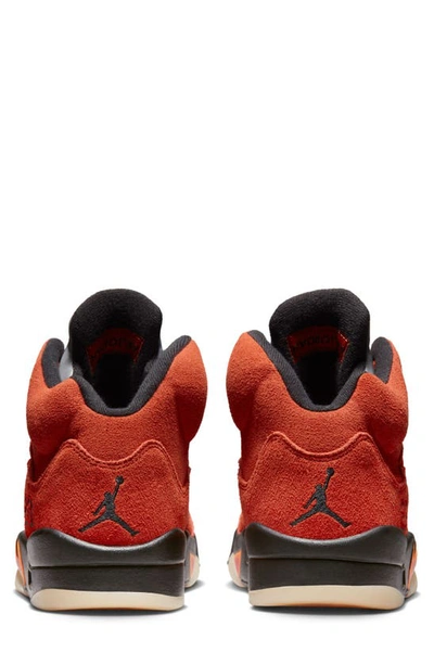 Shop Jordan Air  5 Retro Low Bluebird Sneaker In Martian Sunrise/ Black/ Fire