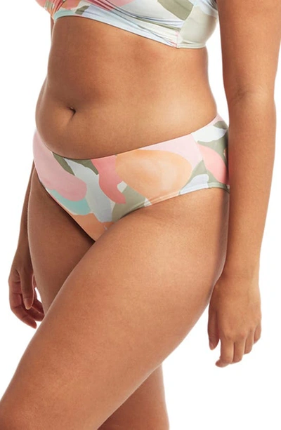 Shop Sea Level Paintball Bikini Bottoms In Sage