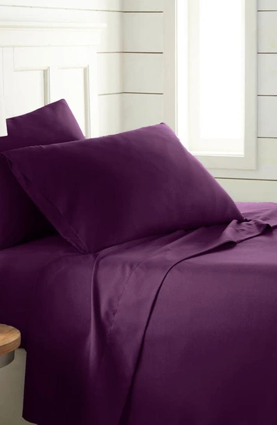 Shop Southshore Fine Linens Classic Soft & Comfortable Brushed Microfiber Sheet Set In Purple