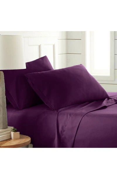 Shop Southshore Fine Linens Classic Soft & Comfortable Brushed Microfiber Sheet Set In Purple