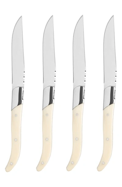 Shop French Home Laguiole Steak Knife In Faux Ivory
