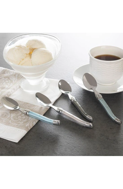 Shop French Home Laguiole Cocktail Utensil Set In Green/ Baby Blue/ Silvery