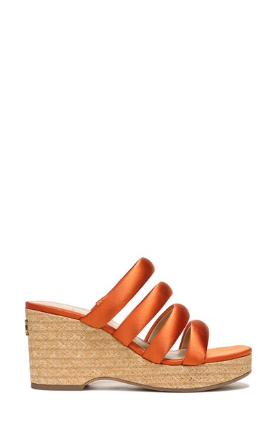 Shop Sam Edelman Yuki Platform Wedge Sandal In Cali Orange