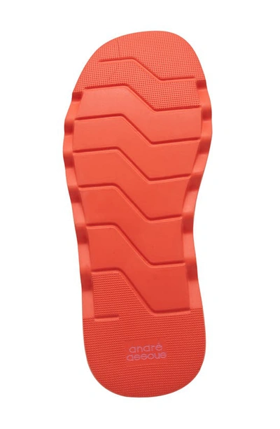 Shop Andre Assous Jessa Slide Sandal In Tangerine
