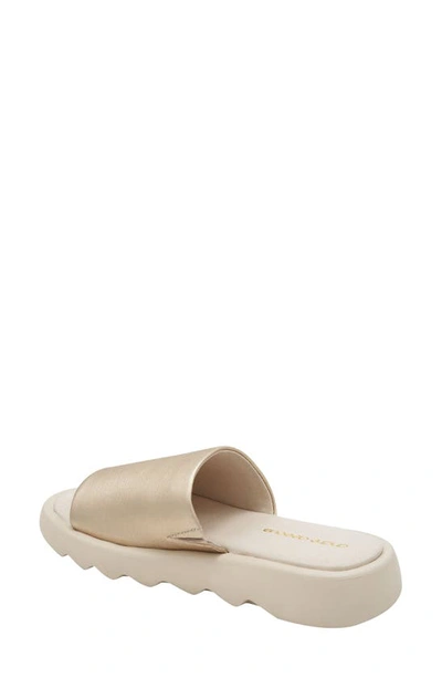 Shop Andre Assous Jessa Slide Sandal In Platino