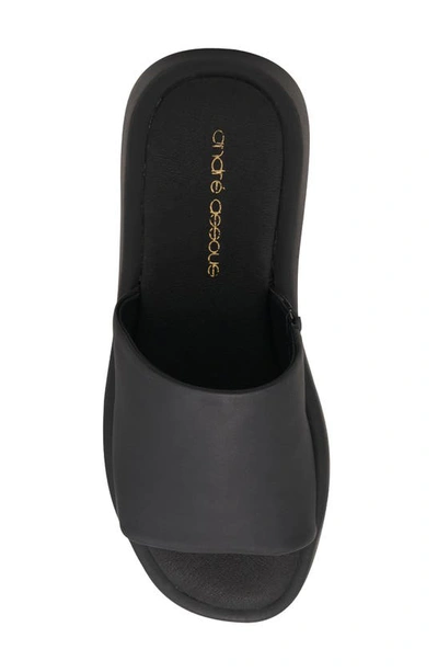 Shop Andre Assous Jessa Slide Sandal In Black