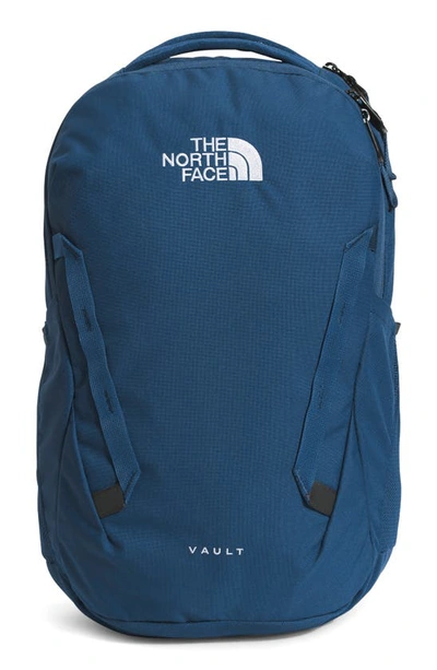 Shop The North Face Kids' Vault Backpack In Shady Blue/ White