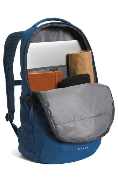 Shop The North Face Kids' Vault Backpack In Shady Blue/ White