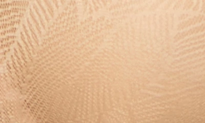 Felina Delightful Seamless Lace Bandeau Bra In Warm Nude