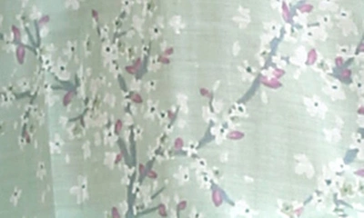 Papinelle Cheri Blossom Cotton & Silk Pajamas In Sage