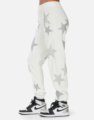 Lauren Moshi Gia Crystal Multi Stars In Faded White