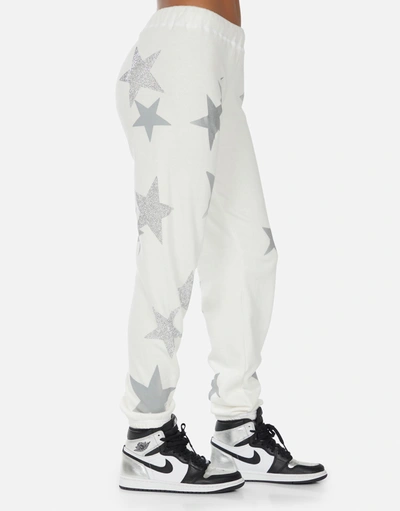 Lauren Moshi Gia Crystal Multi Stars In Faded White