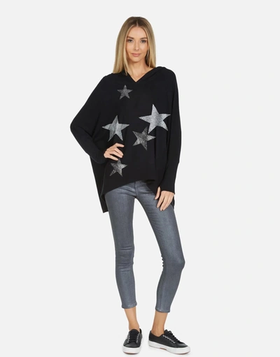 Lauren Moshi X Wilma X Crystal Multi Stars In Black