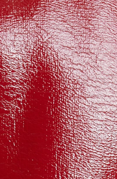 Shop Courrèges Logo Patch Vinyl Jacket In Red