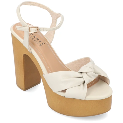 Journee Collection Collection Women's Tru Comfort Foam Lorrica Sandals In Beige