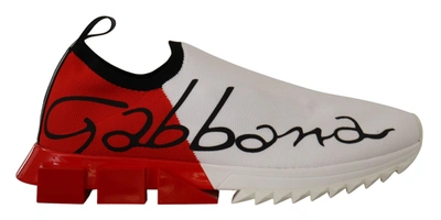 Shop Dolce & Gabbana Sorrento Sandals Men's Sneakers In White