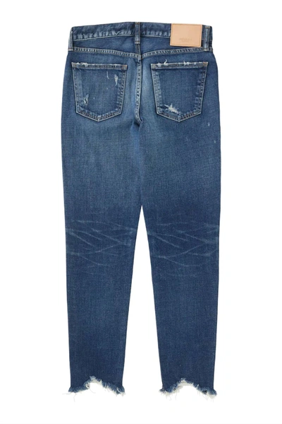 Shop Moussy Mv Daleville Skinny Long Jean In Blue