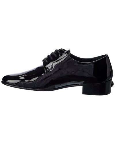Shop Giuseppe Zanotti Cut Patent Loafer In Black
