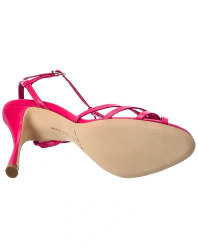 Shop Manolo Blahnik Marana 105 Leather Sandal In Pink