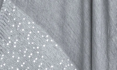 Shop Saachi Shimmer Sequin Longline Ruana In Grey