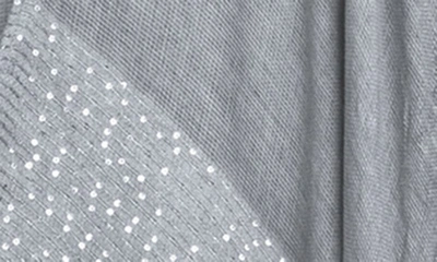 Saachi Shimmer Sequin Long Kimono In Grey