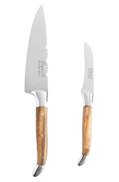 French Home 2-piece Connoisseur Knife Set In Wood