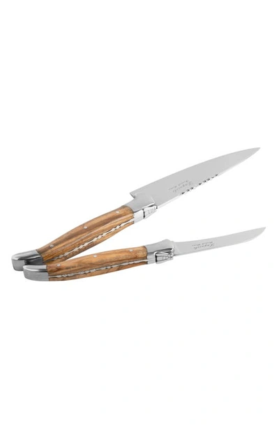 French Home 2-piece Connoisseur Knife Set In Wood