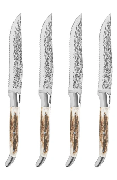 Shop French Home Laguiole Steak Knife In Horn