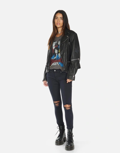 Lauren Moshi Posey Crystal Multi Stars In Black